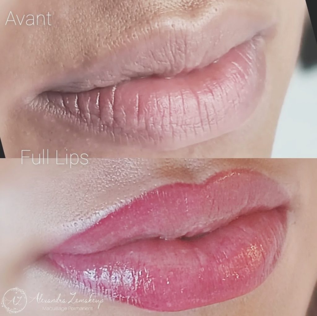 maquillage permanent des lèvres